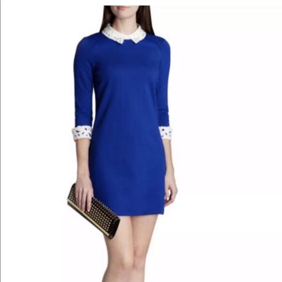 ted baker lace collar dress NWOT Ted Baker Starh Guipure Lace Tiered Collar Dress Black US 2